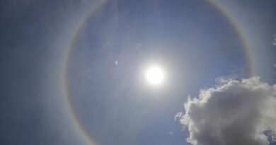 Anel colorido ao redor do Sol chama atenção no interior do Tocantins; entenda o fenômeno